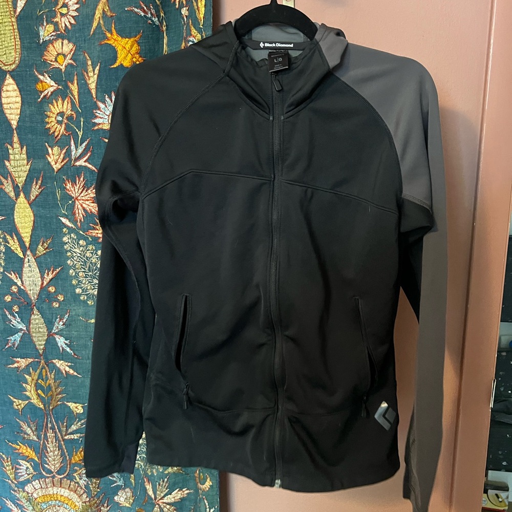 Black Diamond Windbreaker Jacket